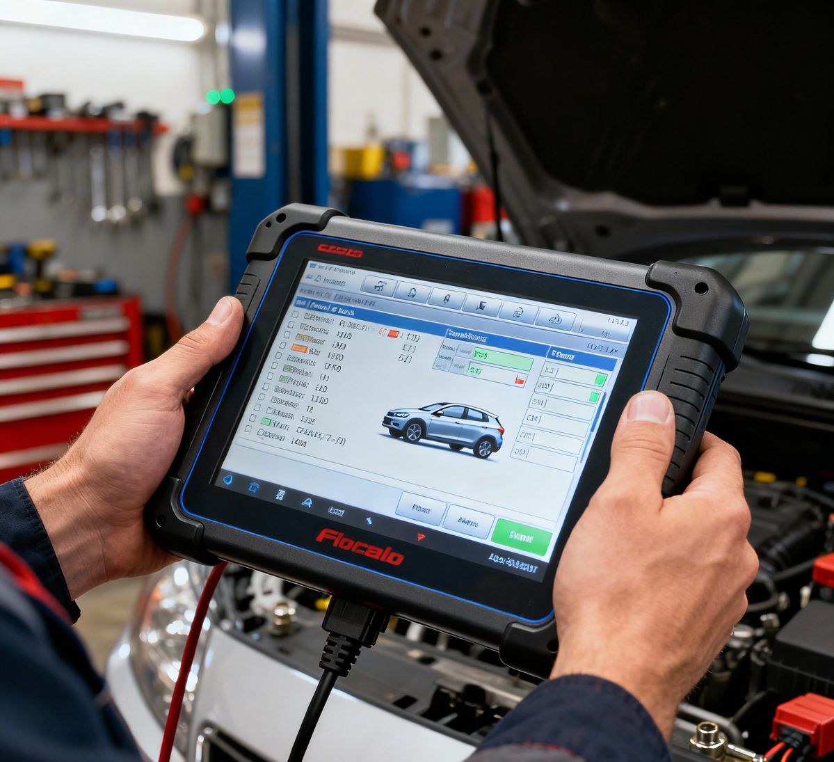 Diagnóstico eletrônico de precisão com scanner automotivo na Stok Car